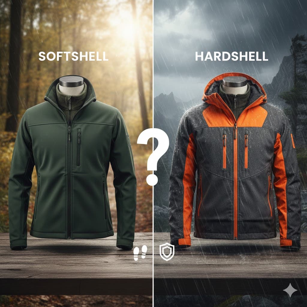 Softshell vs. Hardshell jakne za lov: Šta vam zapravo treba?