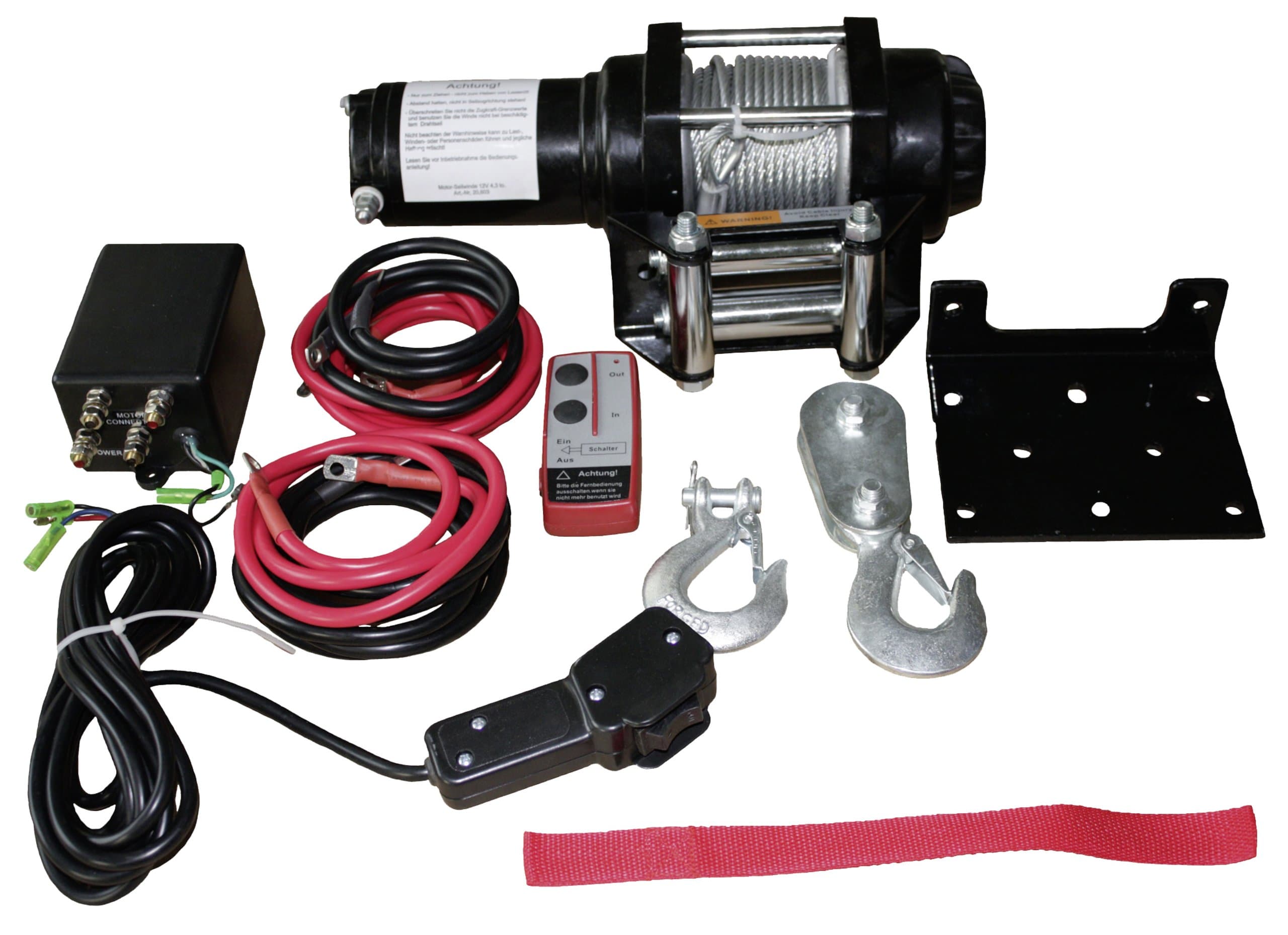 Funk-Seilwinde - inkl. Umlenkrolle