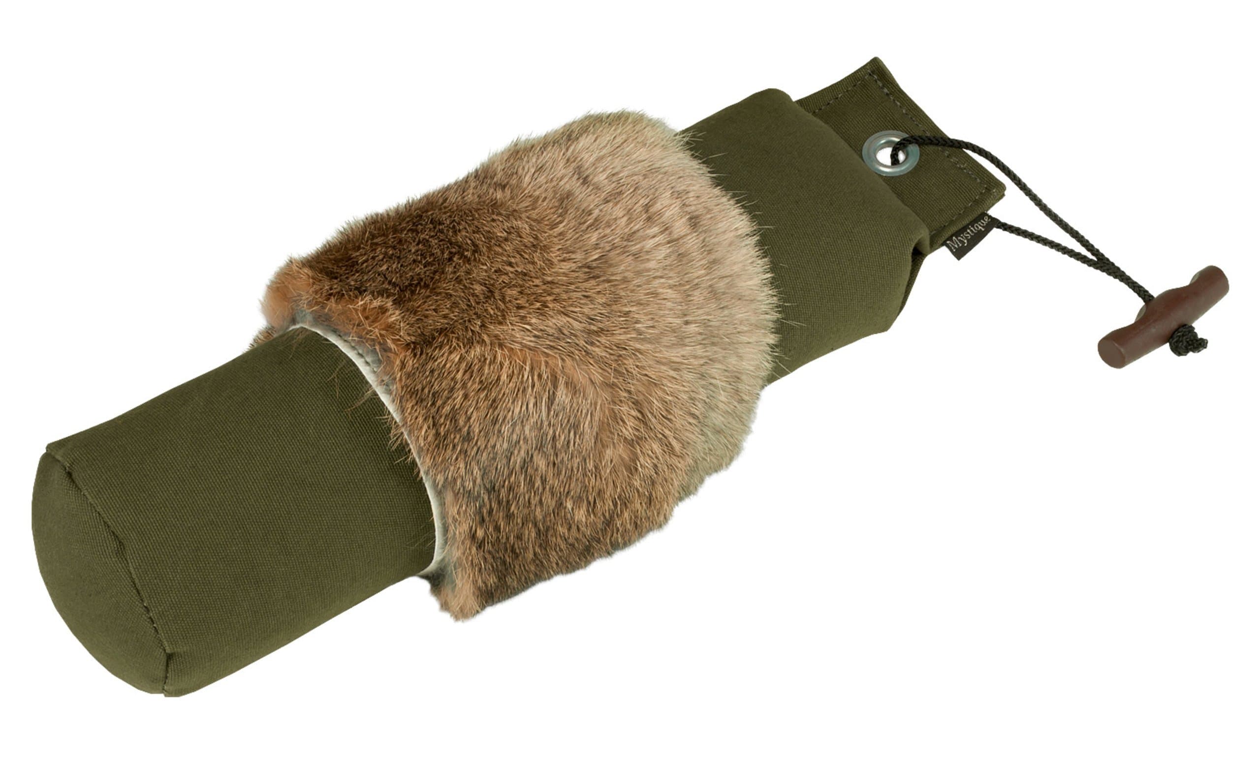 Mystique Apportierdummy mit Fell