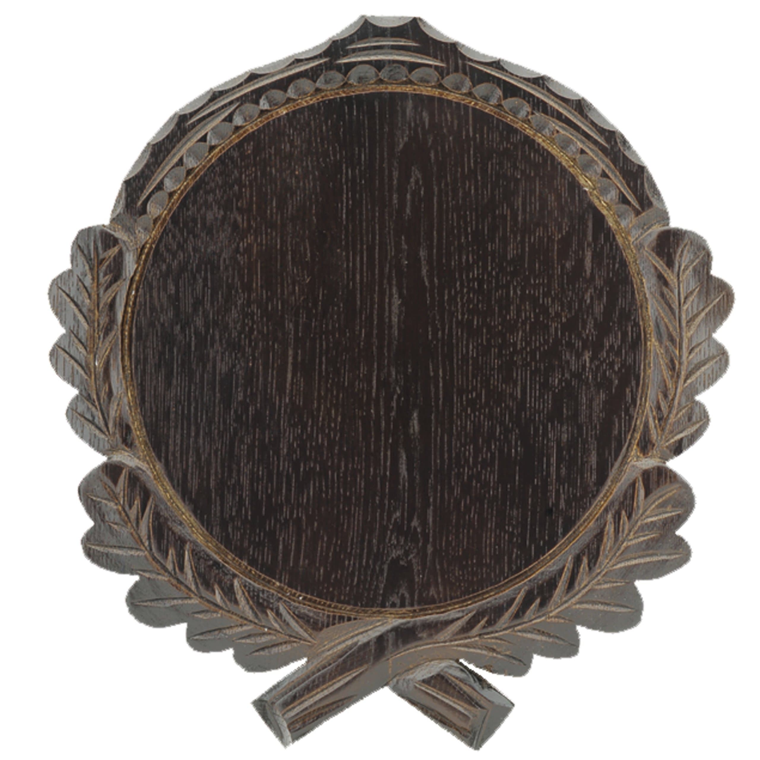 Keilerschild geschnitzt, dunkel