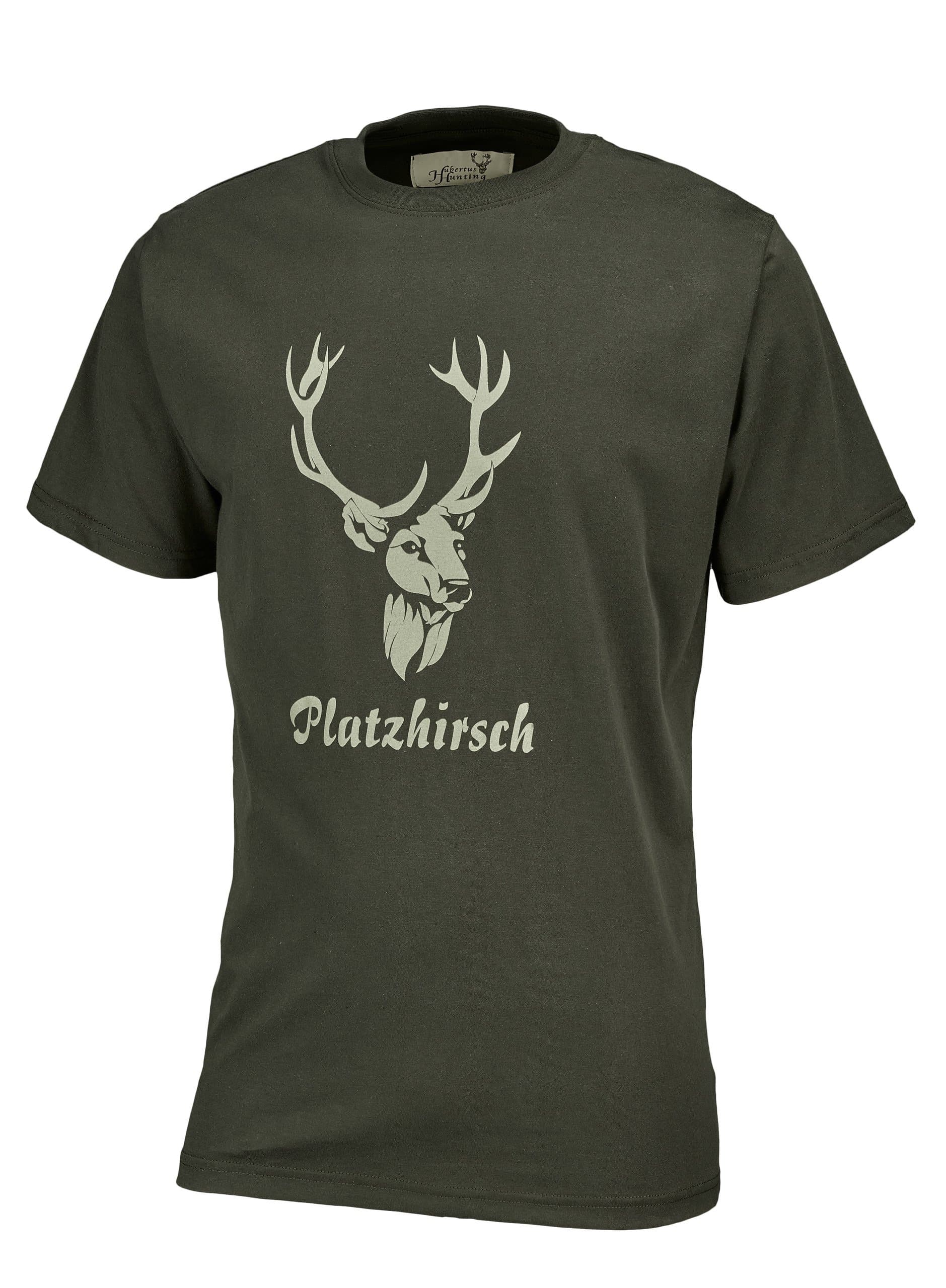 Hubertus Herren-T-Shirt Platzhirsch