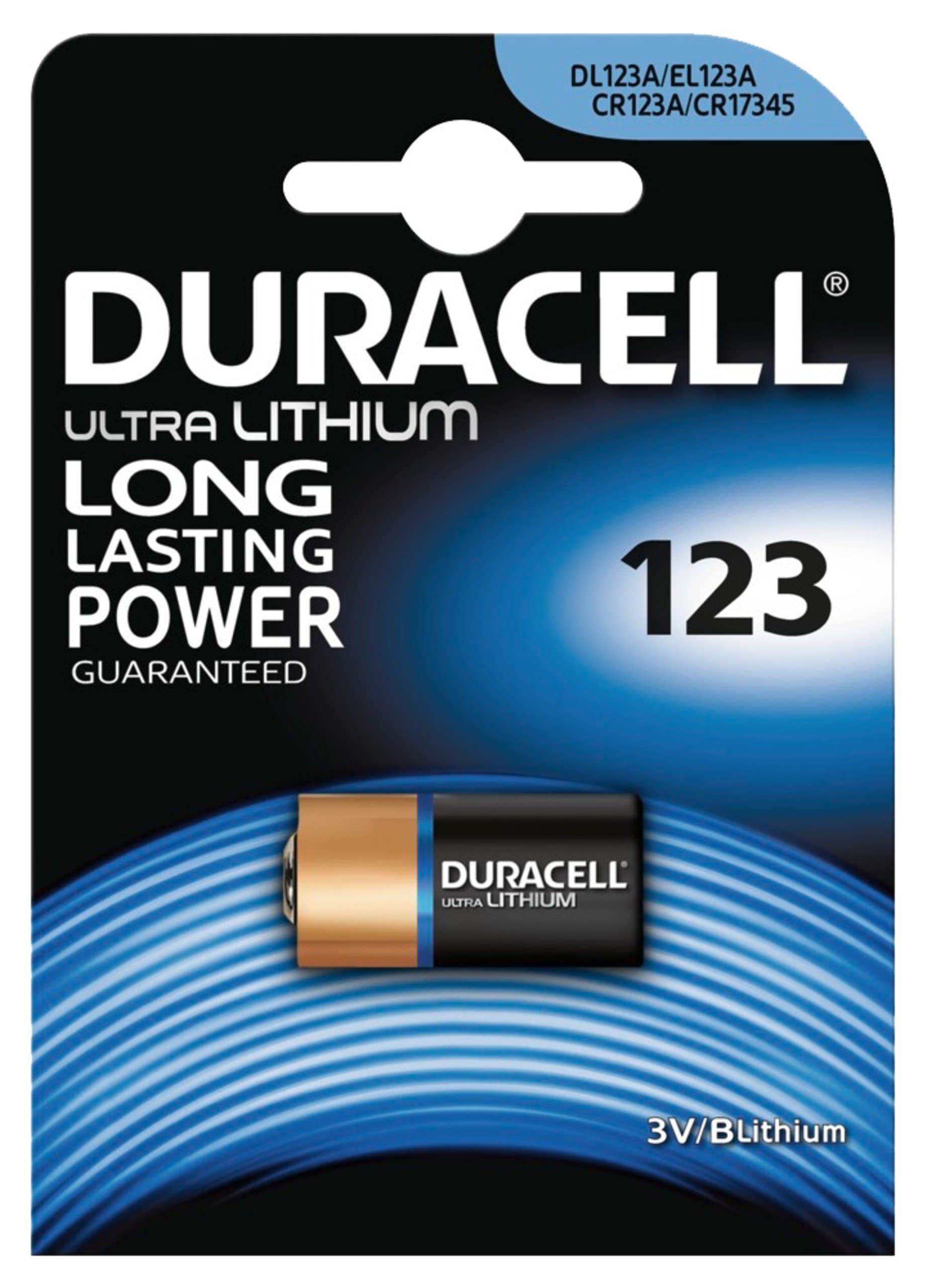 Duracell Batterie CR123, 3,0 V