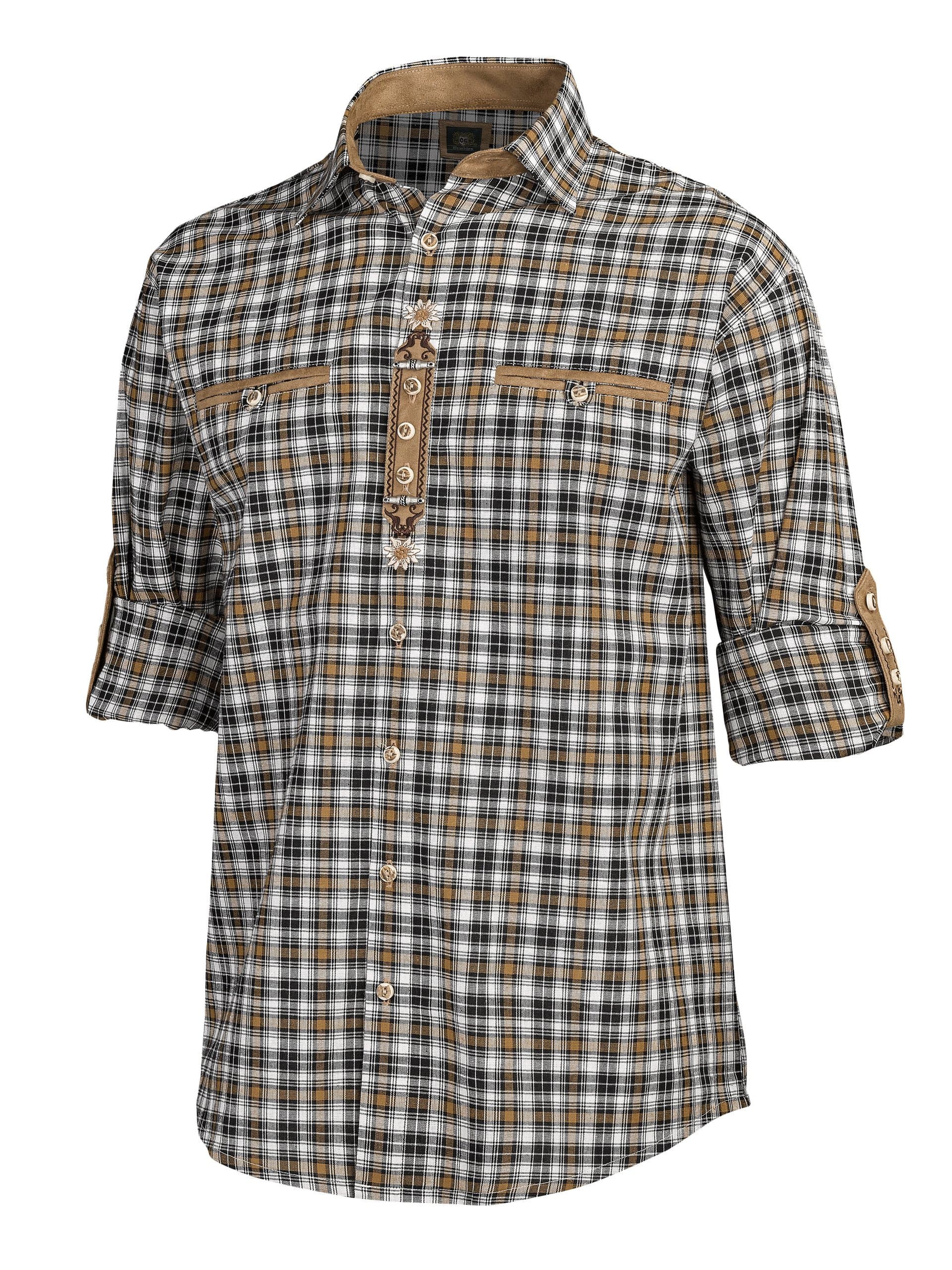 OS-Trachten Herren-Langarmhemd