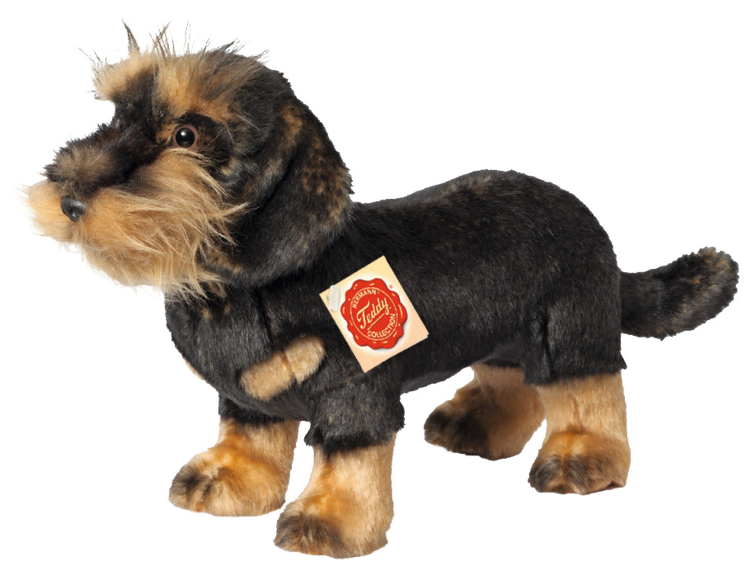 Teddy Hermann Plüschtier Rauhaardackel, stehend