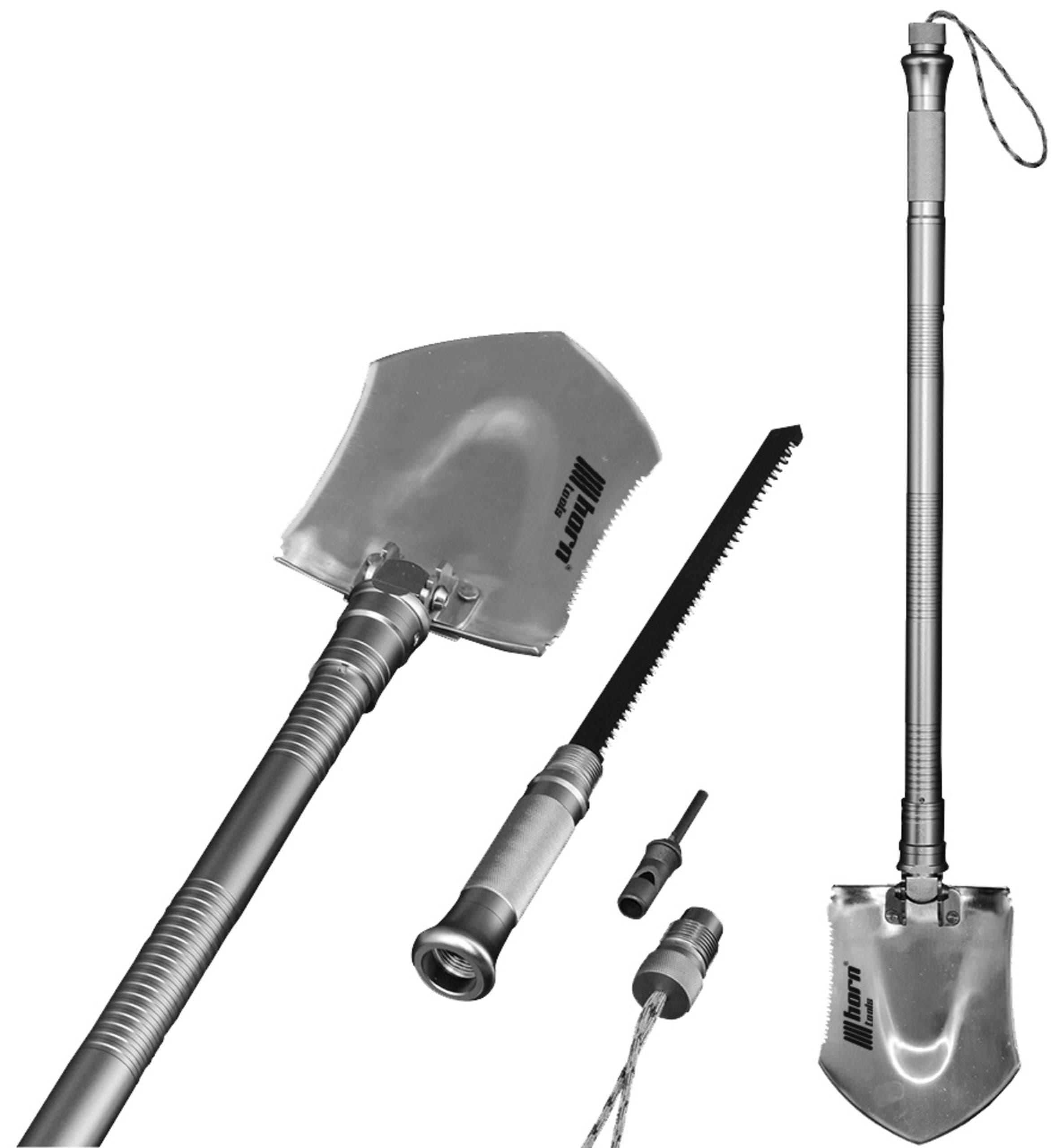 Outdoor-Schaufel mit Astsäge