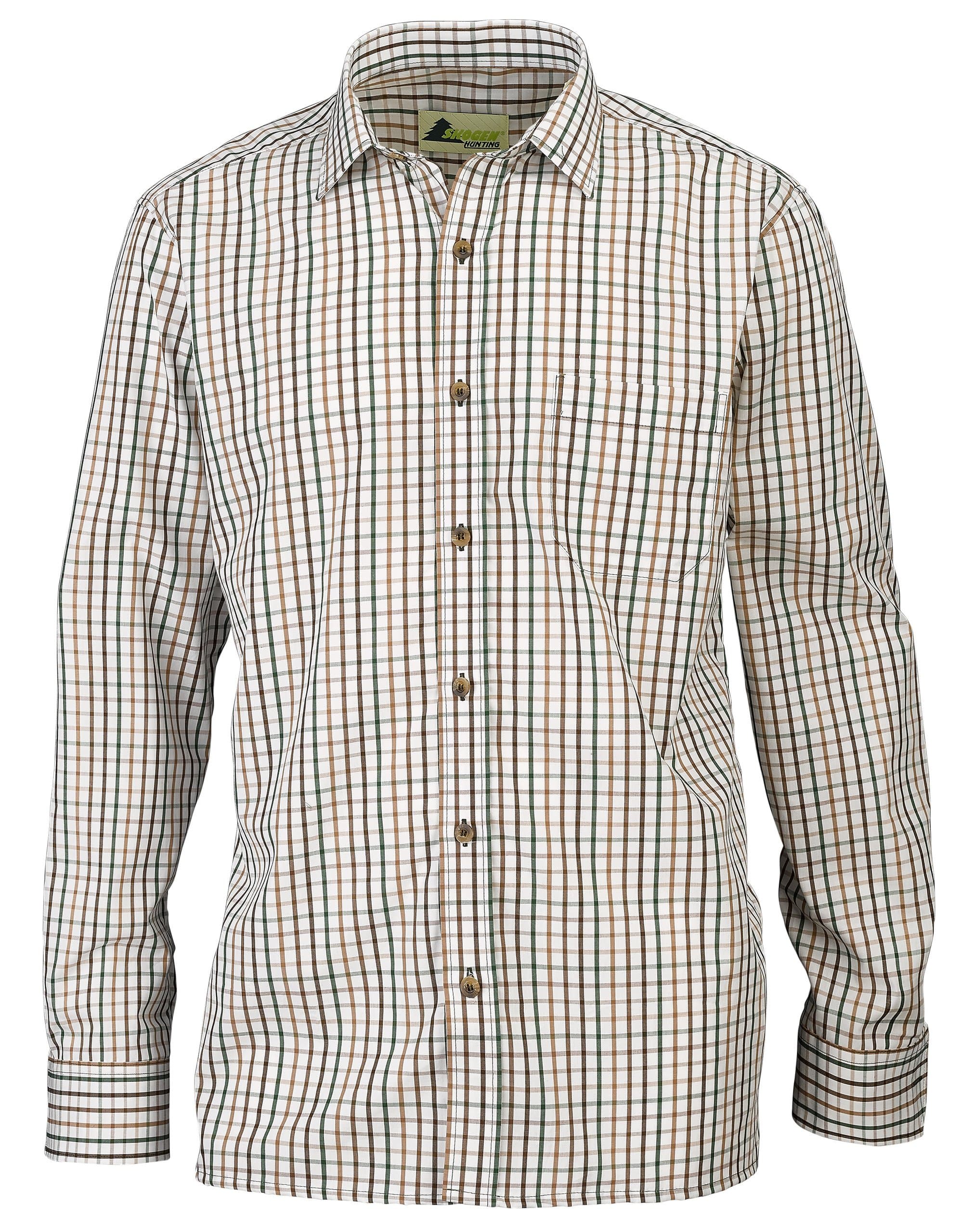 Skogen Herren-Langarmhemd