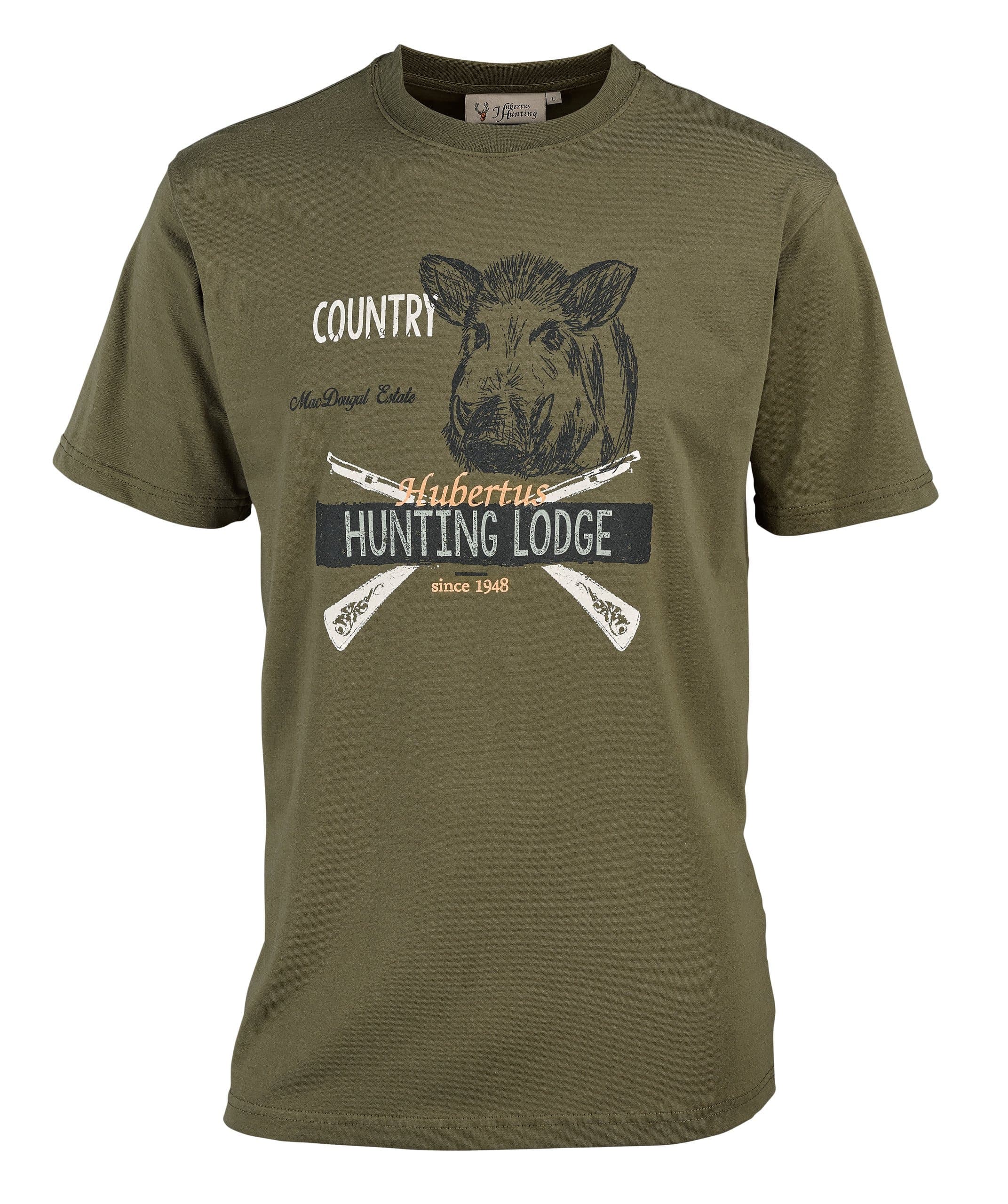 Hubertus Herren-T-Shirt Hunting Keiler