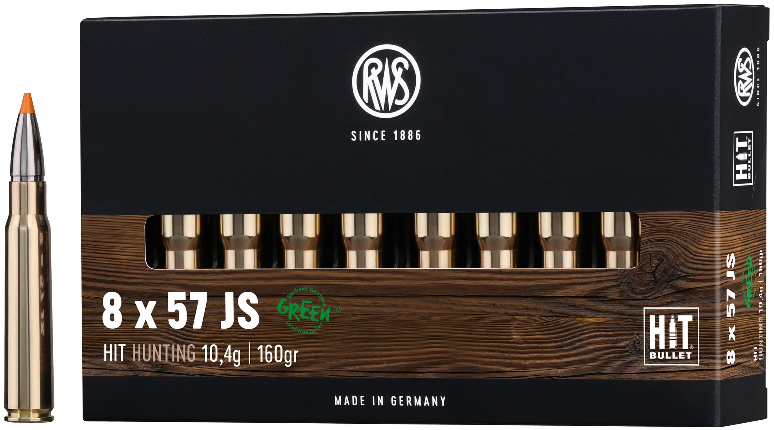 RWS Büchsenpatronen Hit 8x57 IS