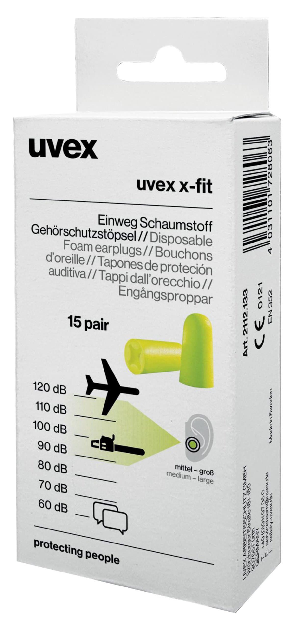 Uvex Gehörschutzstöpsel X-fit