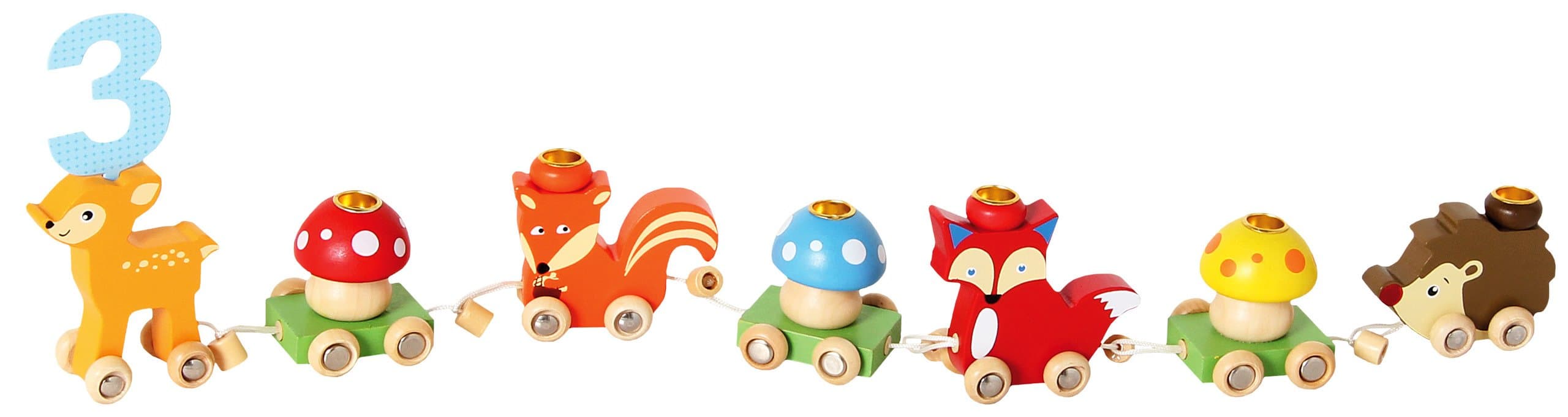 Geburtstagszug Waldtiere