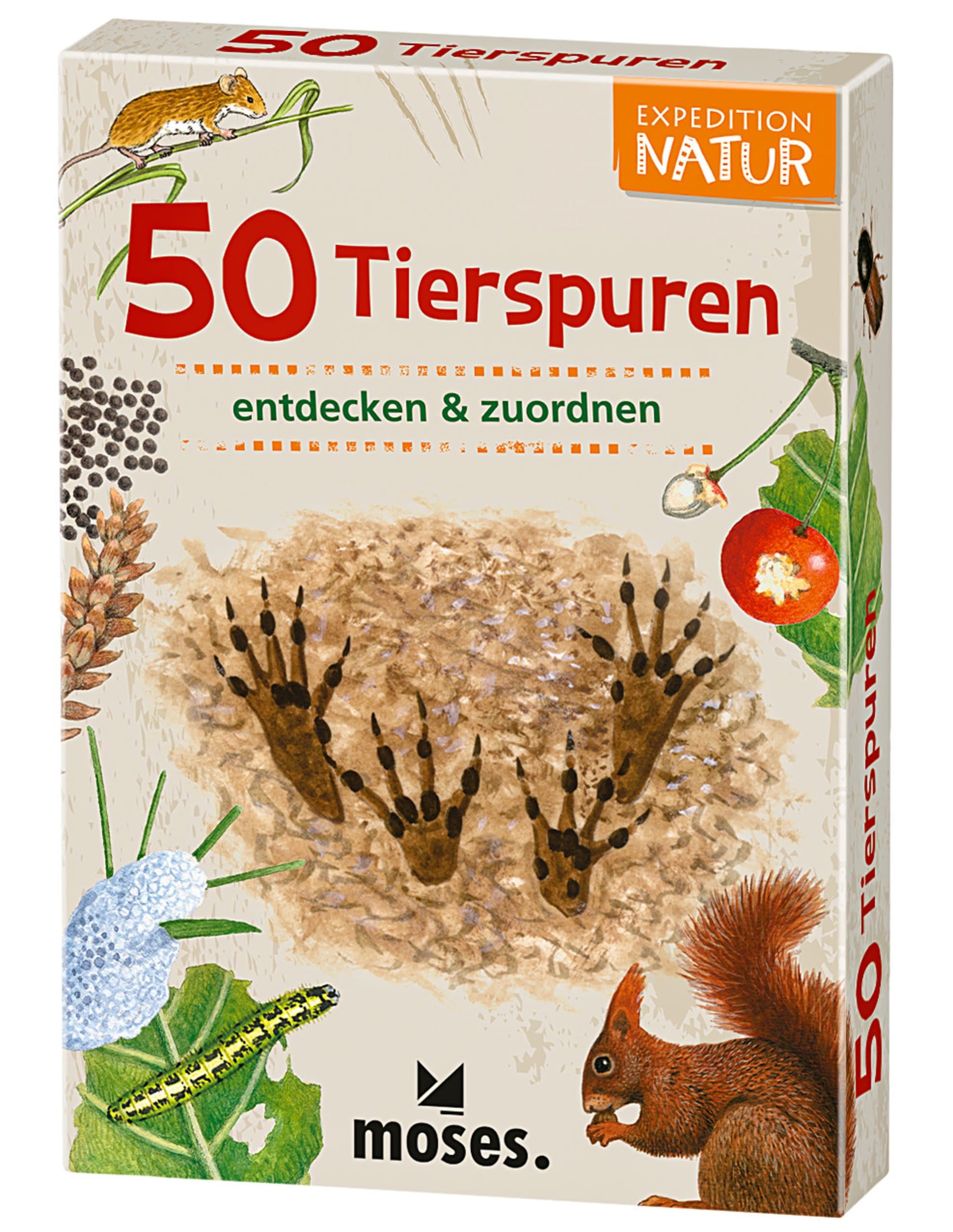 Moses Kartenspiel 50 Tierspuren