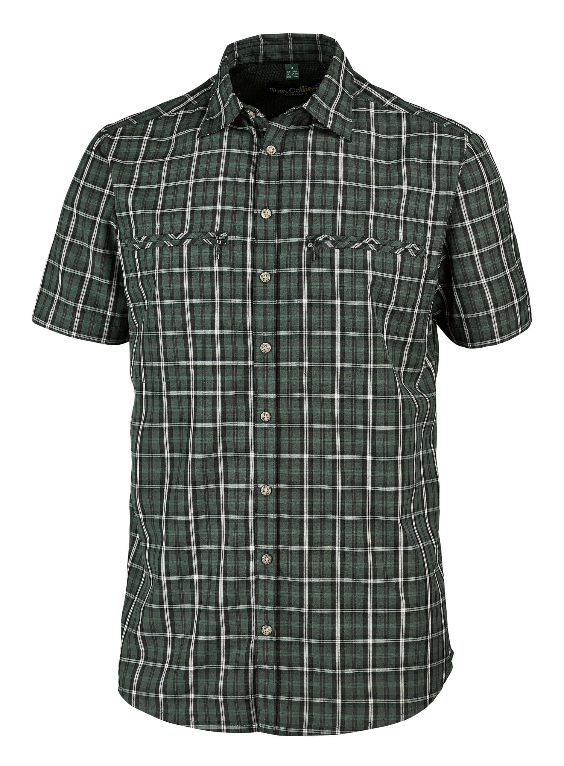 Tom Collins Herren-Funktions-Kurzarmhemd
