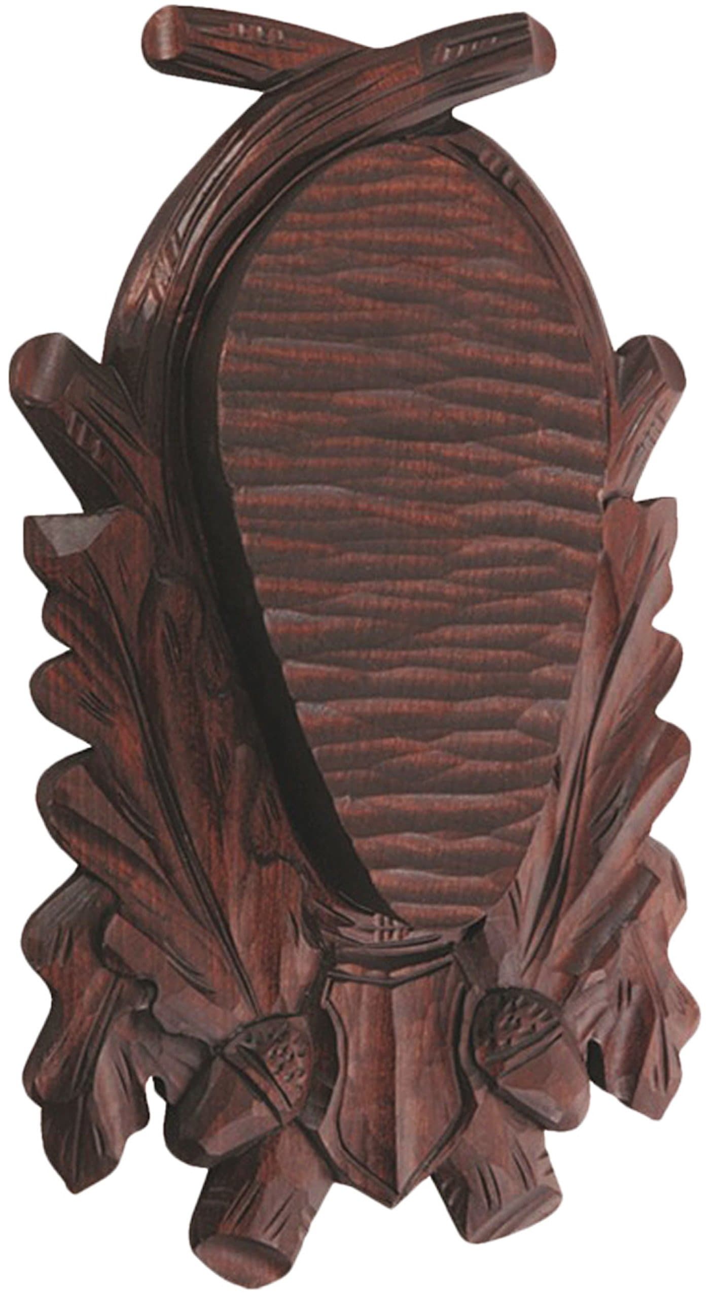 Gamsschild geschnitzt dunkel