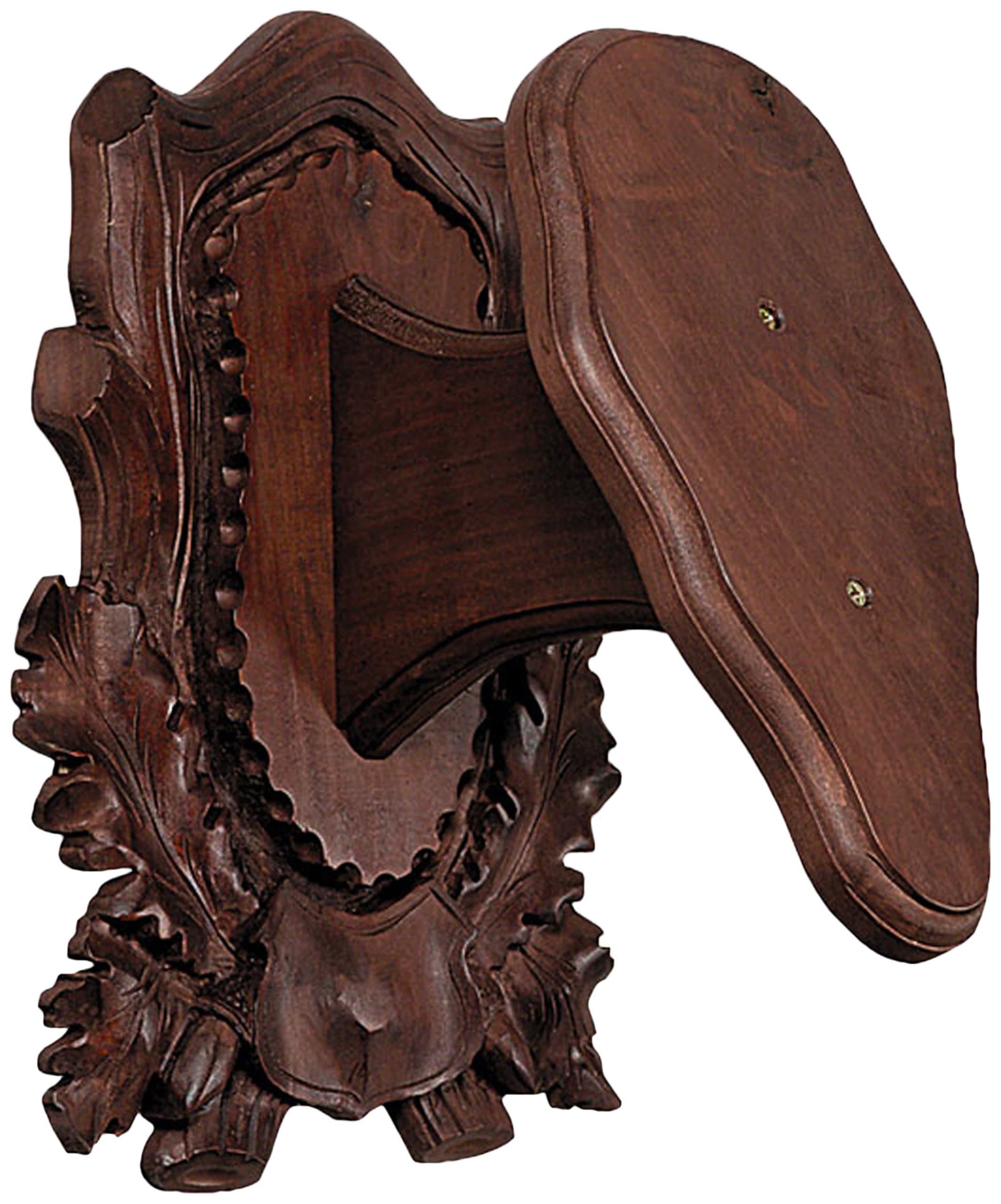 Mufflonschild dunkel geschnitzt