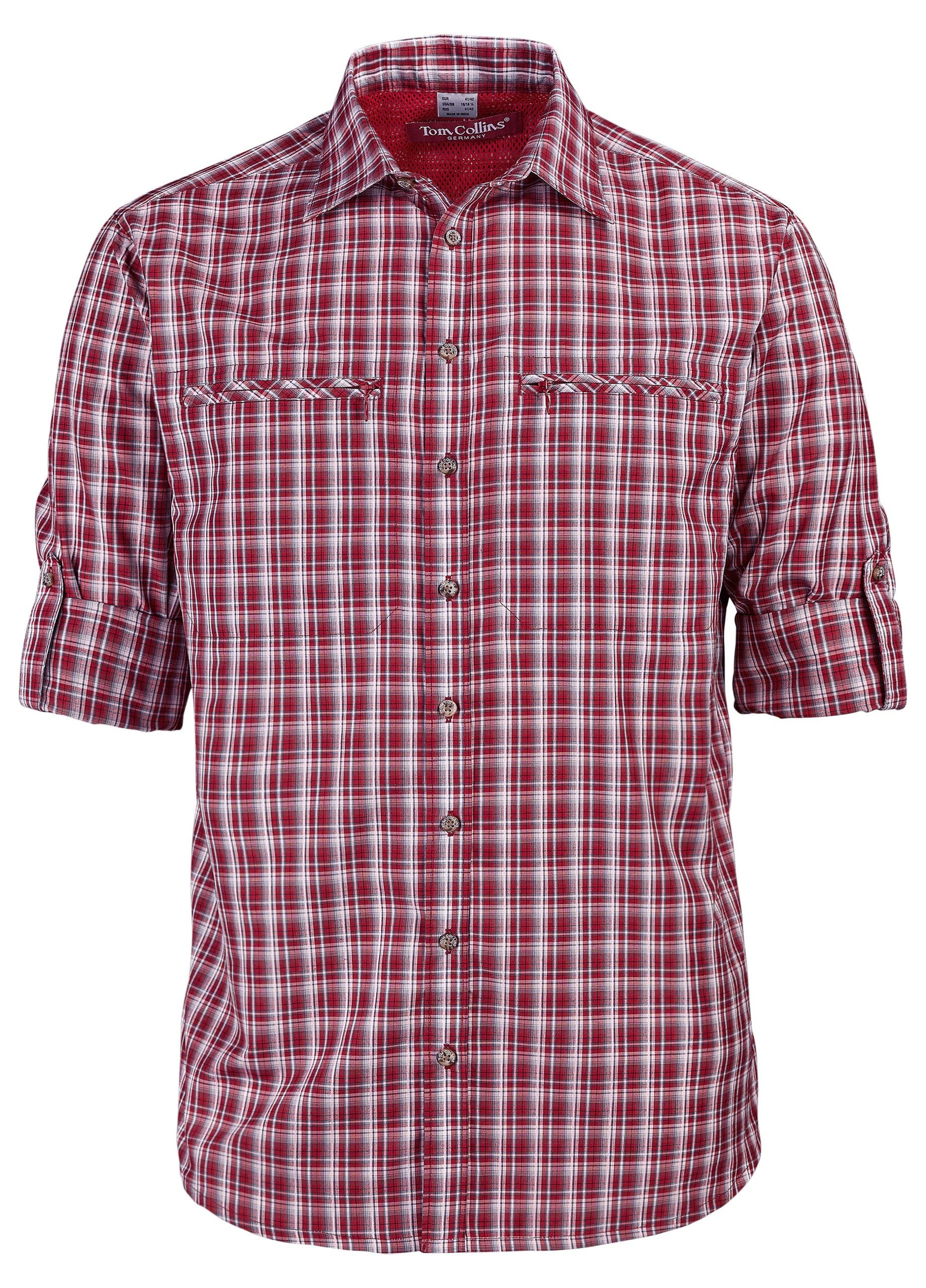 Tom Collins Herren-Funktions-Langarmhemd