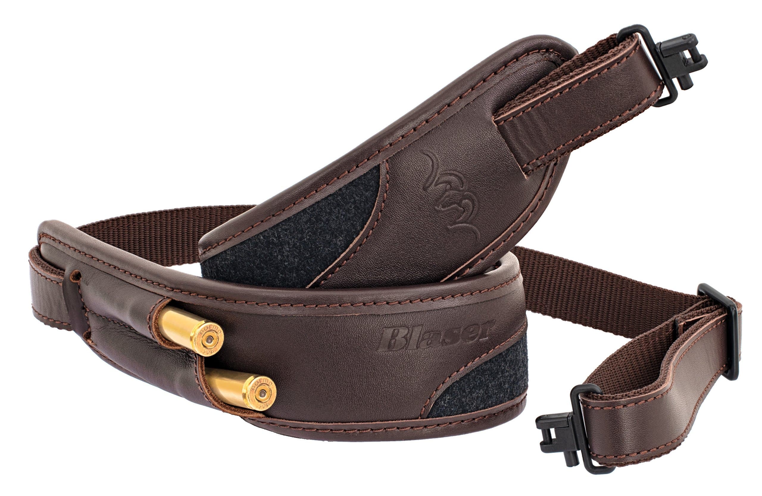 Blaser Gewehrriemen Loden-Leder