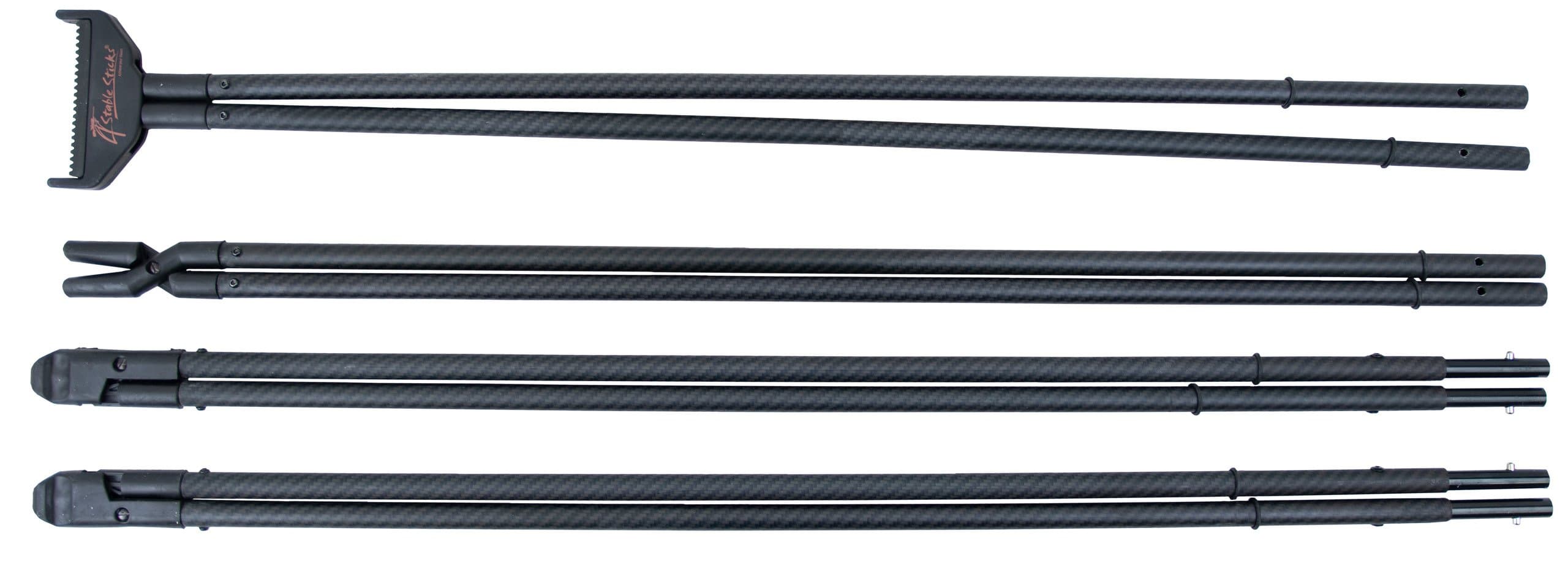 4 Stable Sticks Zielstock Bush Essential Black