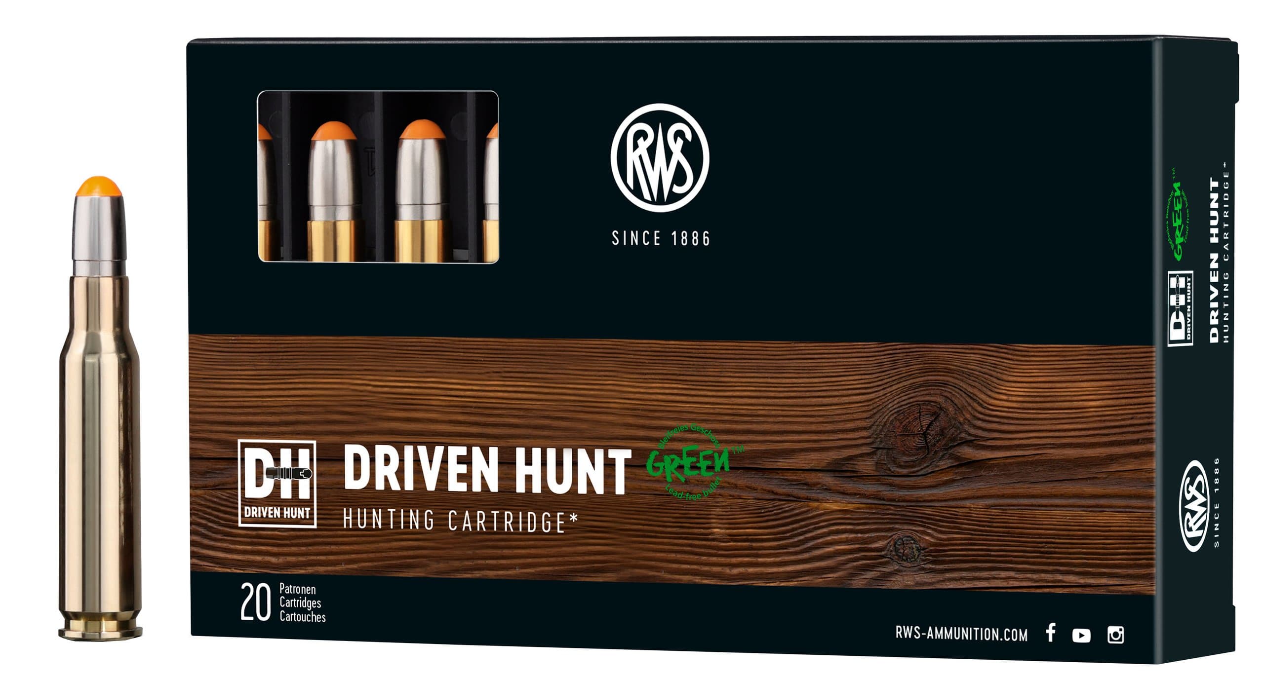 RWS Büchsenpatronen Driven Hunt .308 Win.