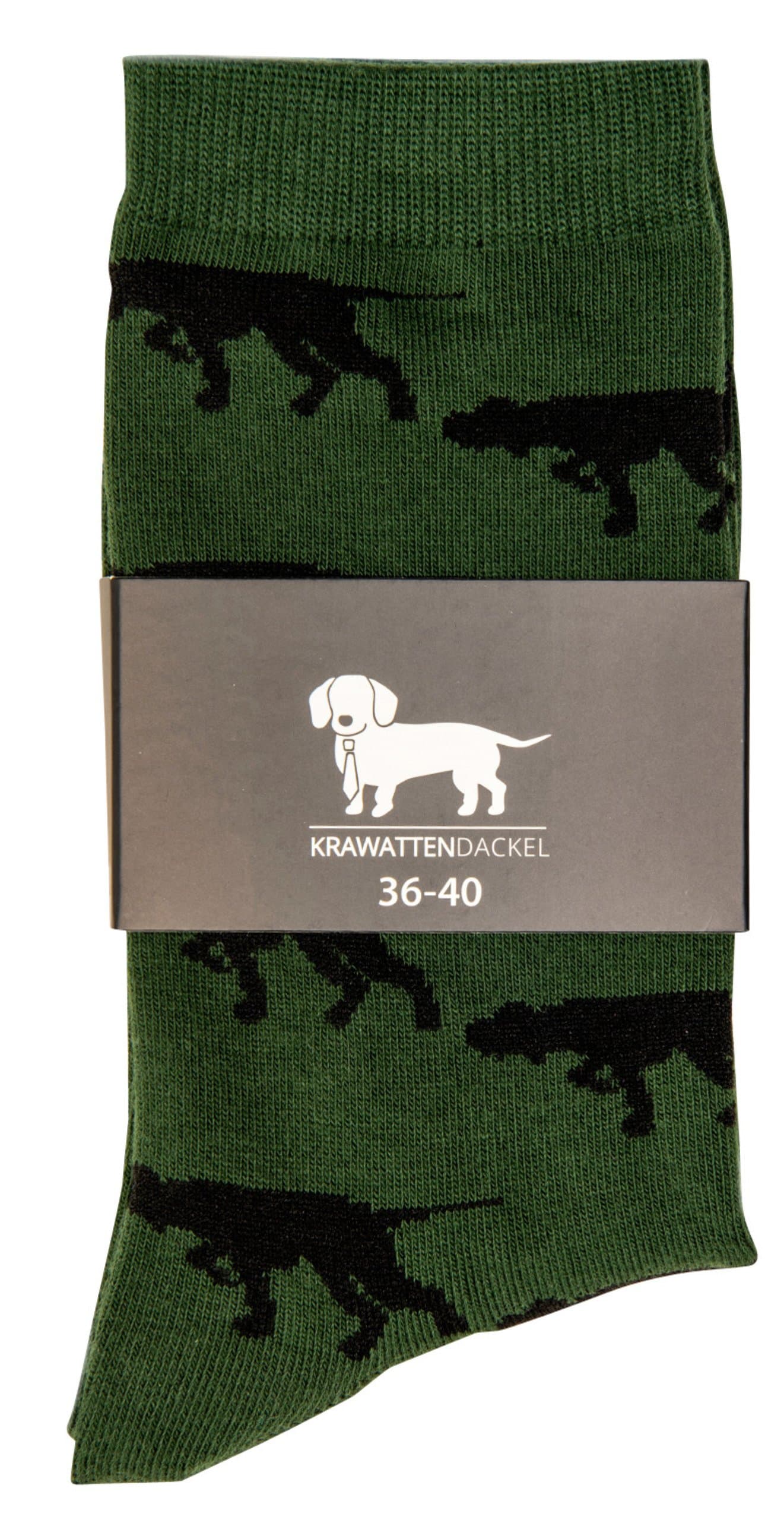 Krawattendackel Socken mit Vorstehhund