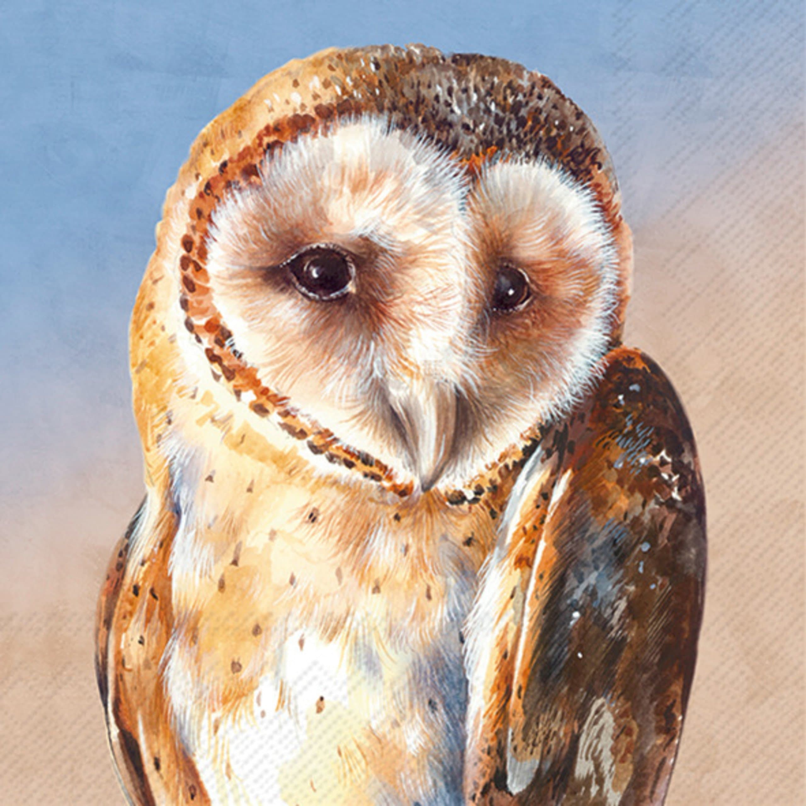 IHR Cocktailservietten Eule