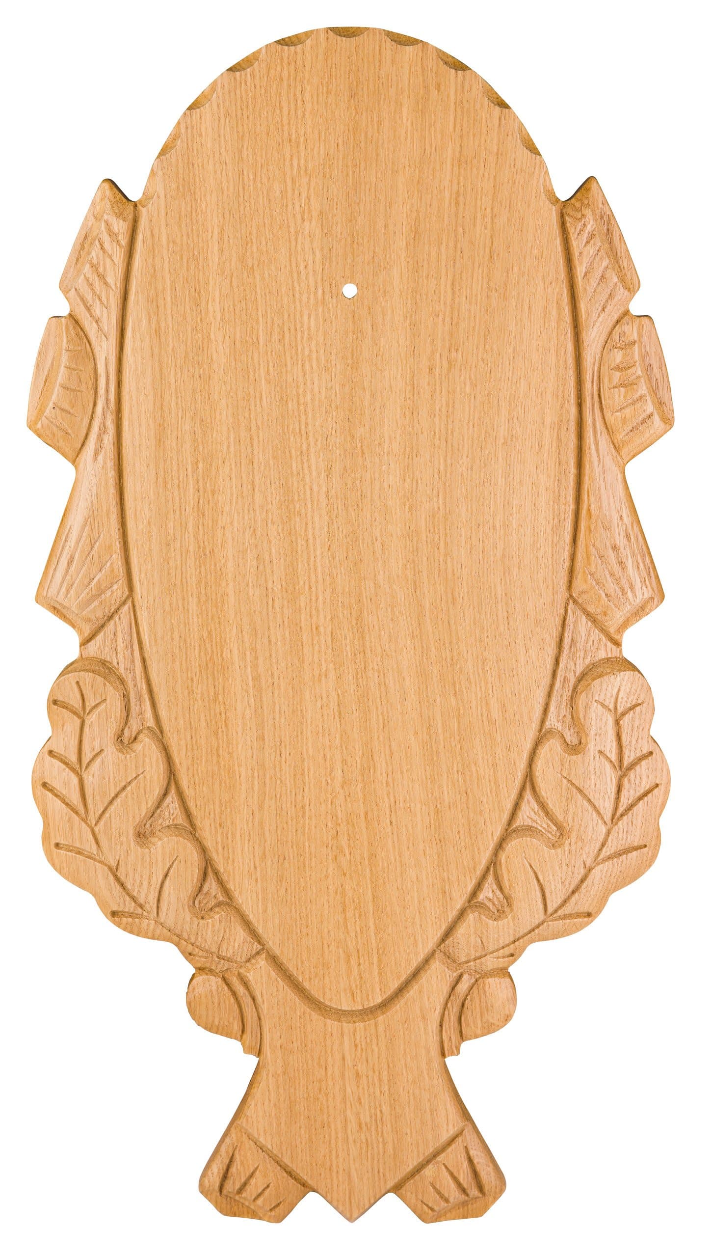 Hirschschild Eiche geschnitzt hell