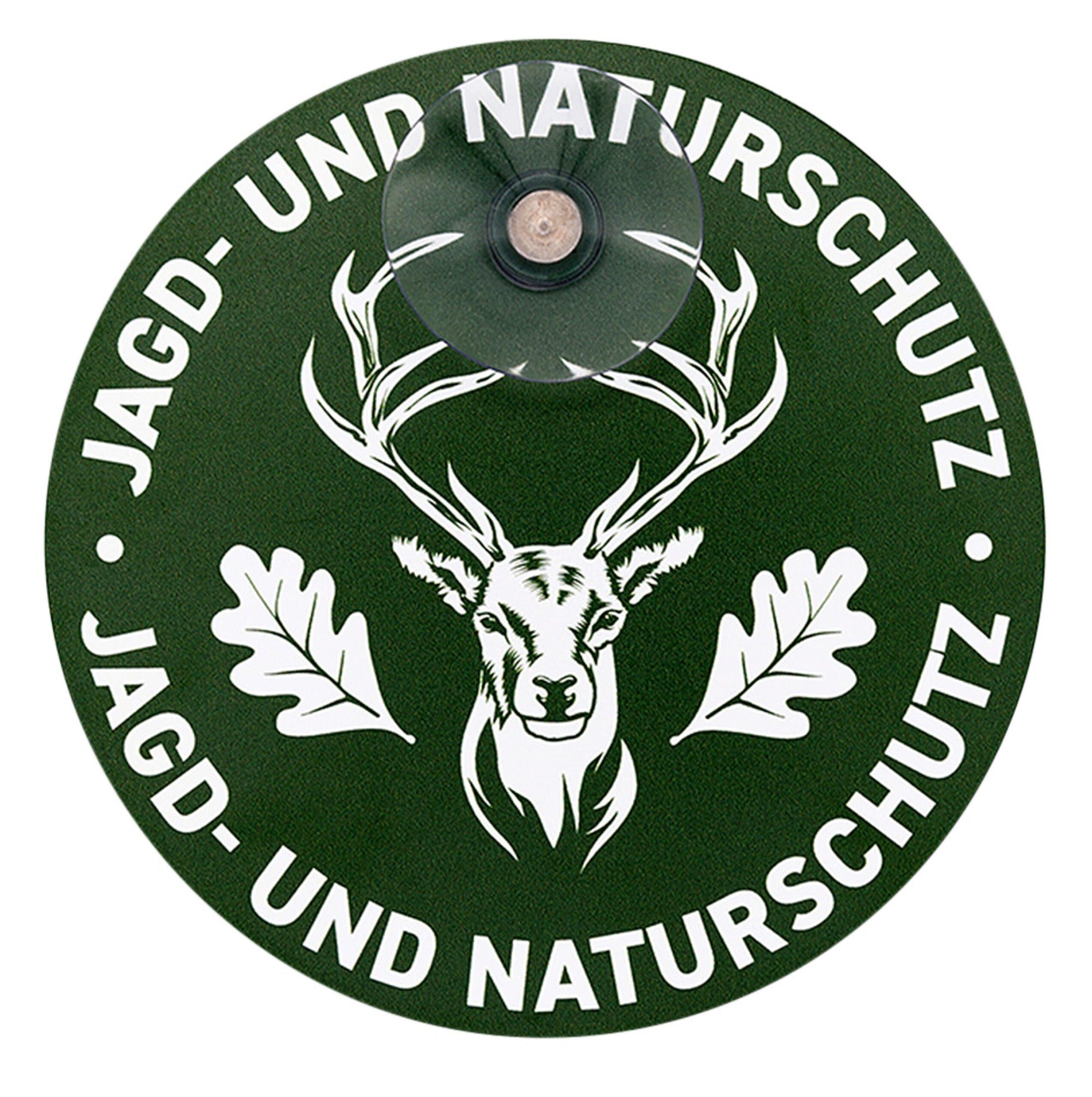 Wilde Hilde Original Autoschild Jagd- und Naturschutz Hirsch