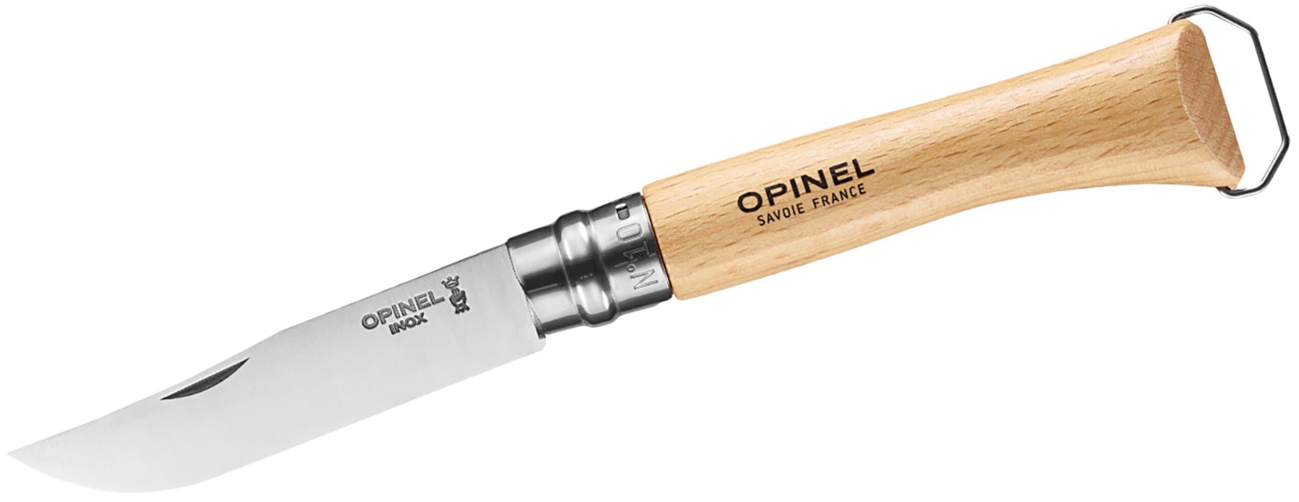 Opinel Messer Nr. 10 mit Korkenzieher und Flaschenöffner