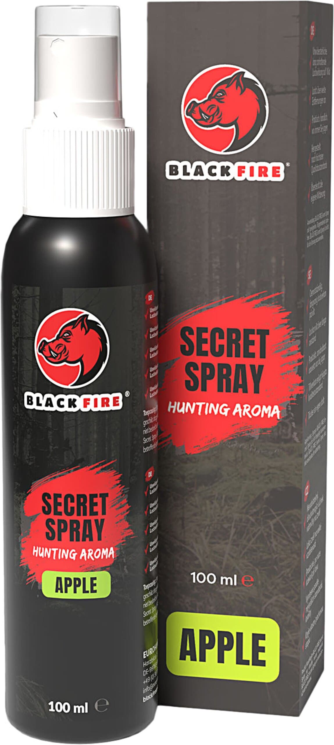 Black Fire Lockmittel Secret Spray