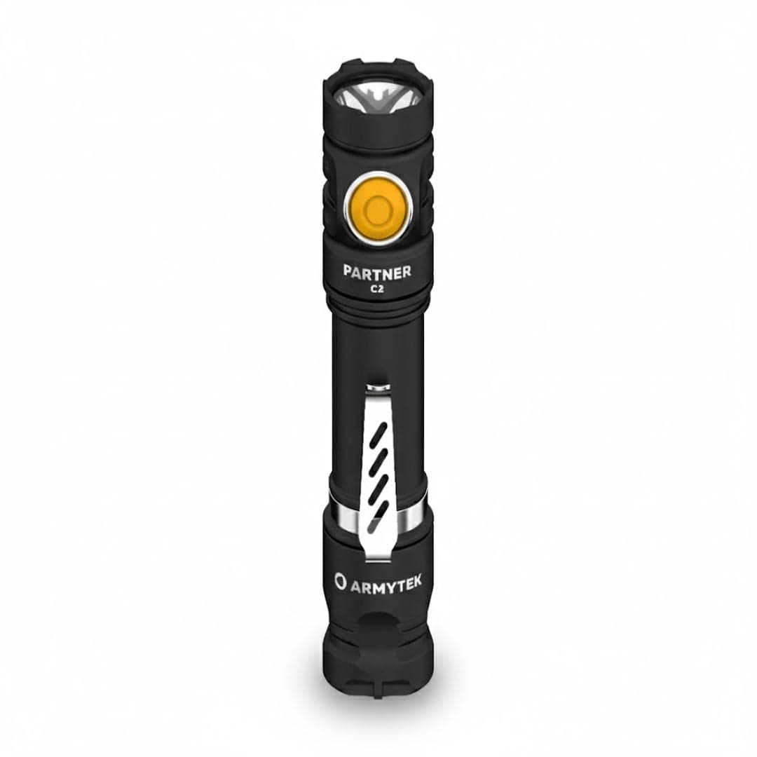 Armytek C2 Magnet Usb Lovačka Baterijska Lampa Tople Boje Crna - Beowald