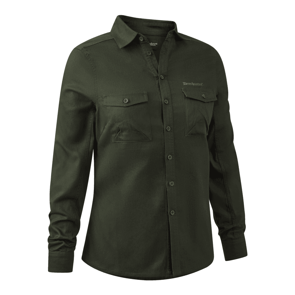 Deerhunter Lady Atlas Lovačka Bluza Na Kopčanje Zelena - Beowald