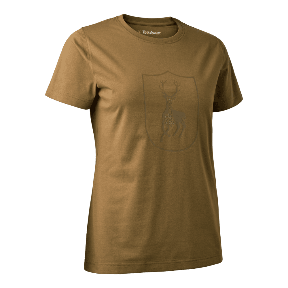 Deerhunter Lady Logo Lovačka Majica Bež - Beowald