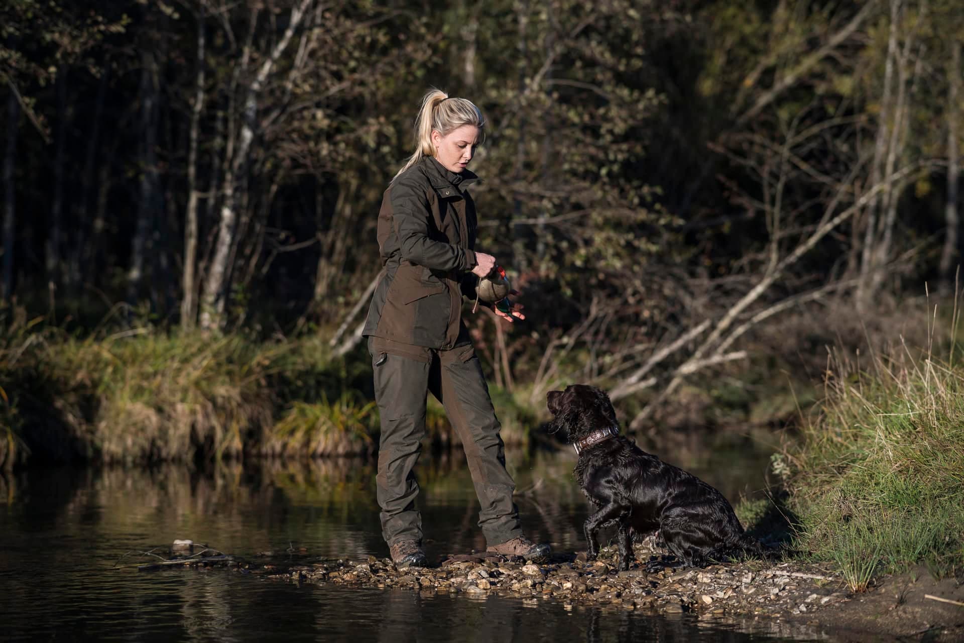 Deerhunter Lady Ann Lovačke Pantalone Zelene - Trim Fox thumbnail 4
