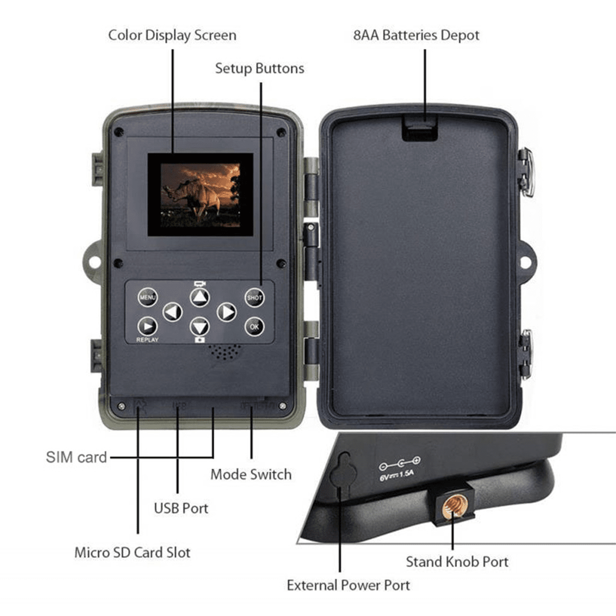 Lovačka kamera Suntek HC-810M 2G trail camera za nadzor lovišta