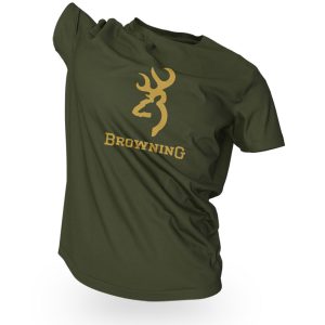 Lovačka Majica Browning 2 maslinasta
